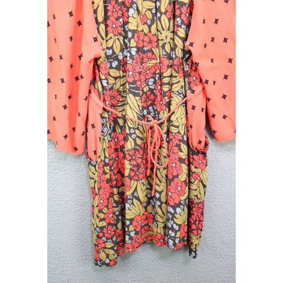 Free People 3/4 Wide SleeveTilla Mini Babydoll Dress-Size XS-BOHO - Picture 10 of 11